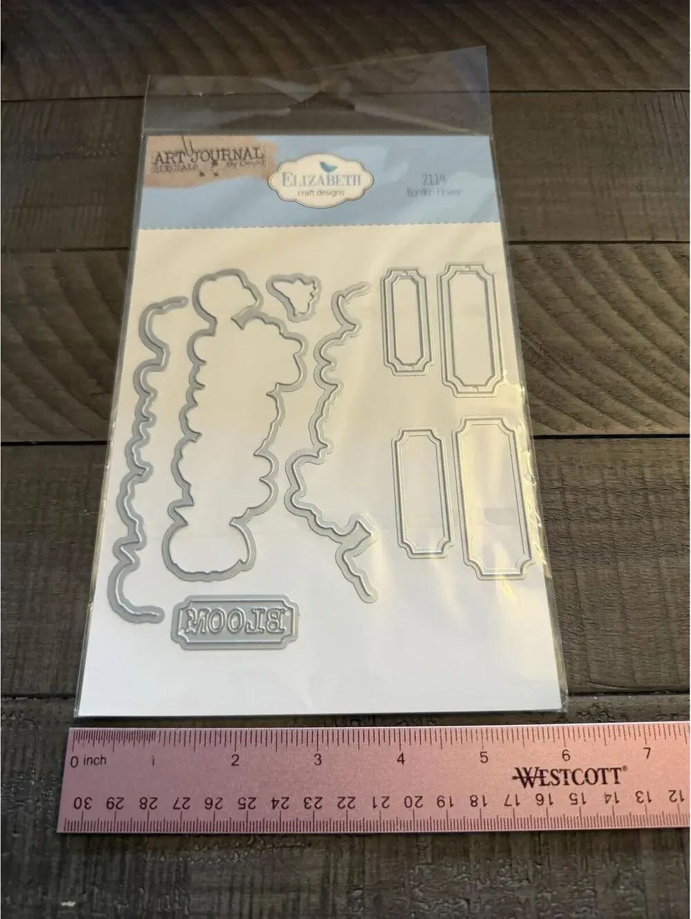 Elizabeth Craft Designs Border Flower Die Cut Set